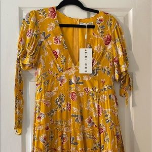 Saints + Secrets Mustard Dress